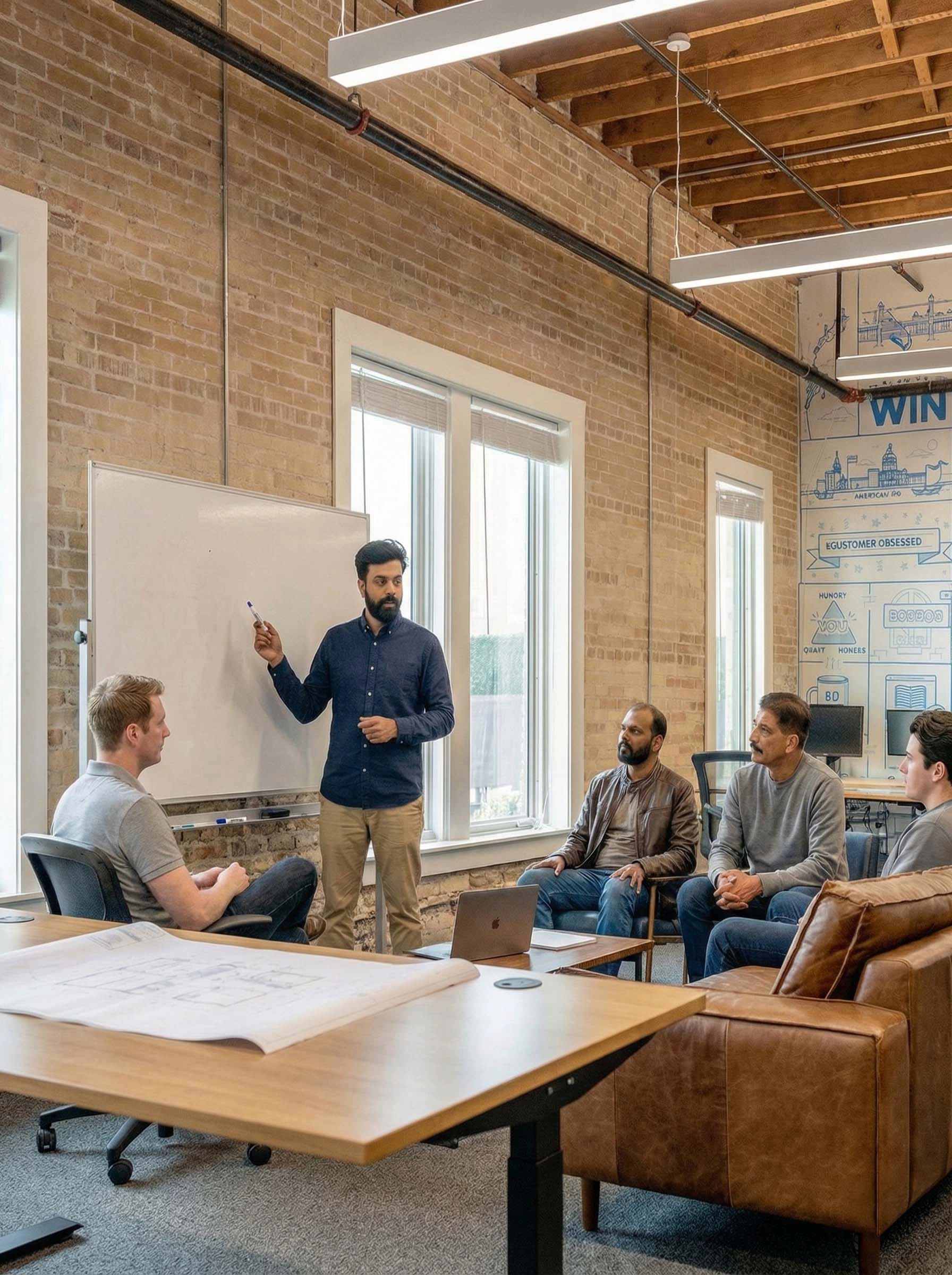 House Removals Liverpool Planning Team | M&S Removals Professional team planning a house removals Liverpool moving project